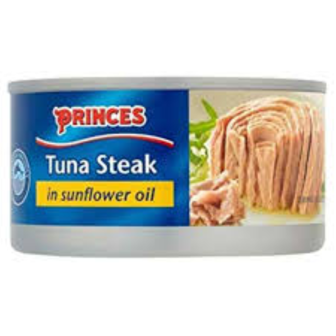 PRINCES TUNA STEAK IN SUNFLOWER OIL 185G